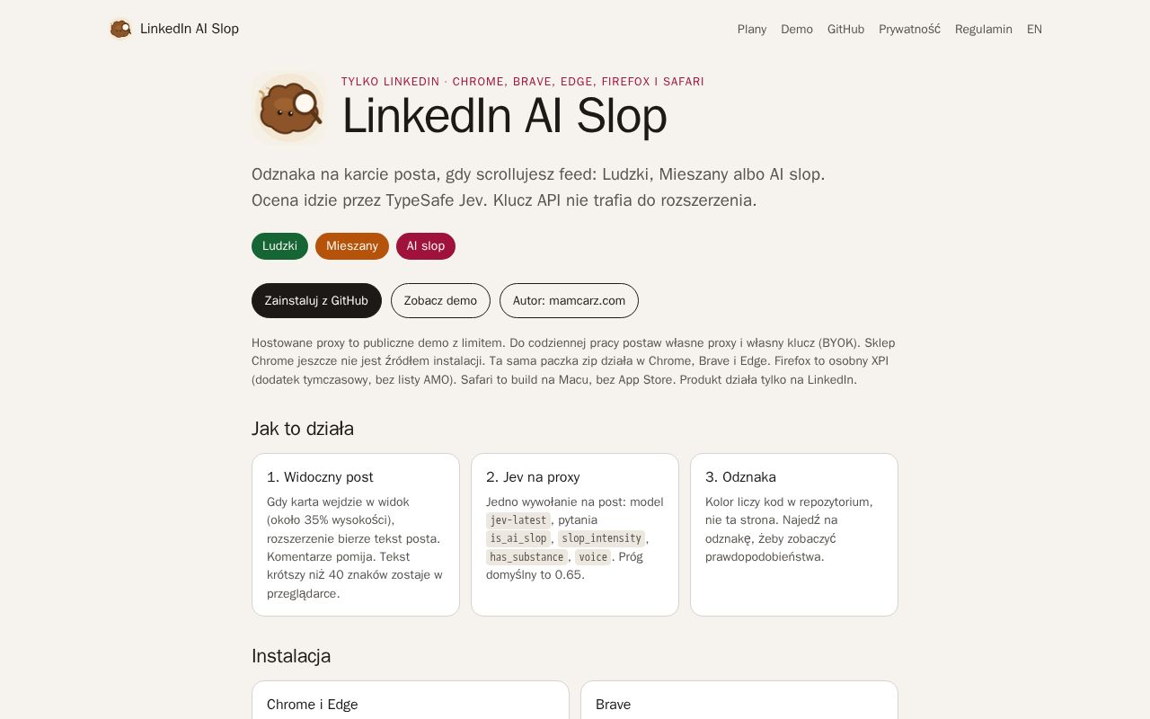 Preview of LinkedIn AI Slop