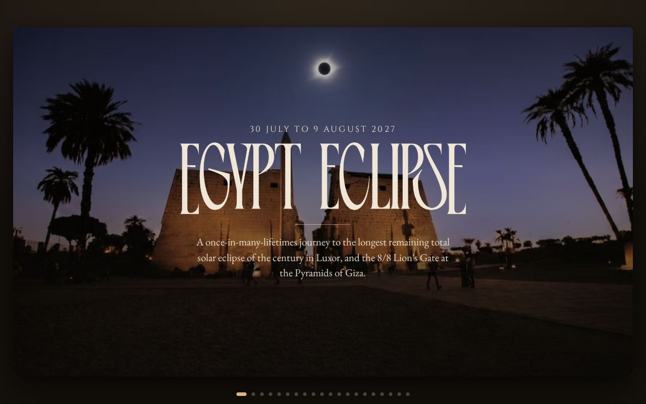 Preview of Egypt Eclipse sponsorship deck