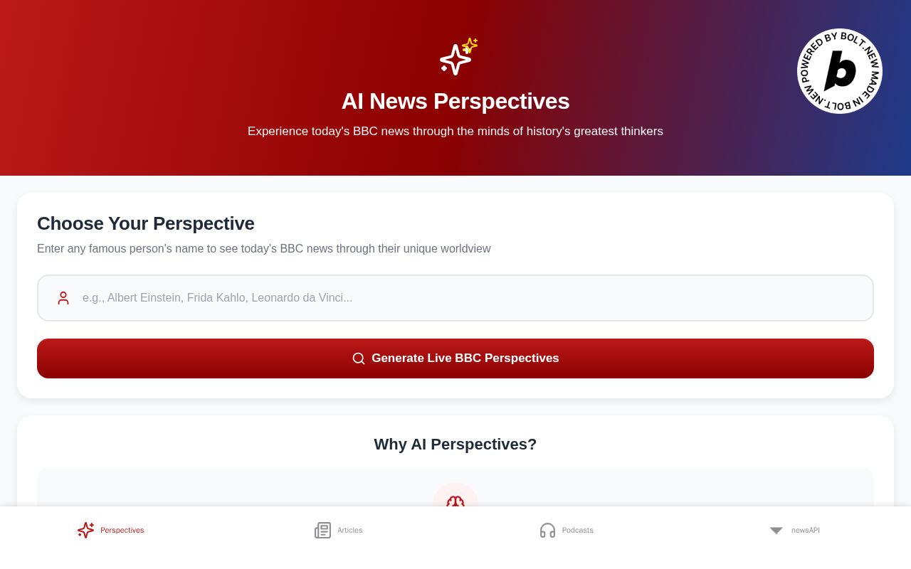 Preview of AI News Perspectives