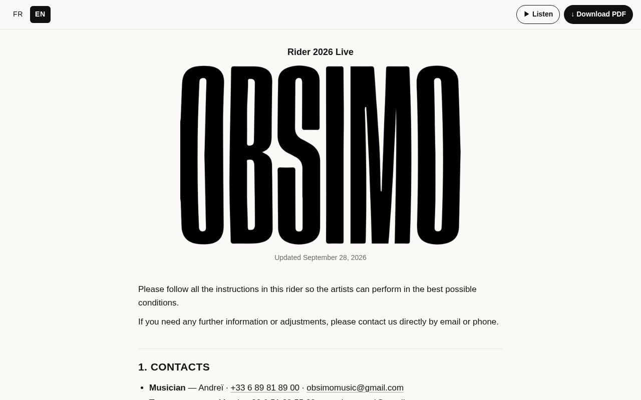 Preview of Obsimo Rider