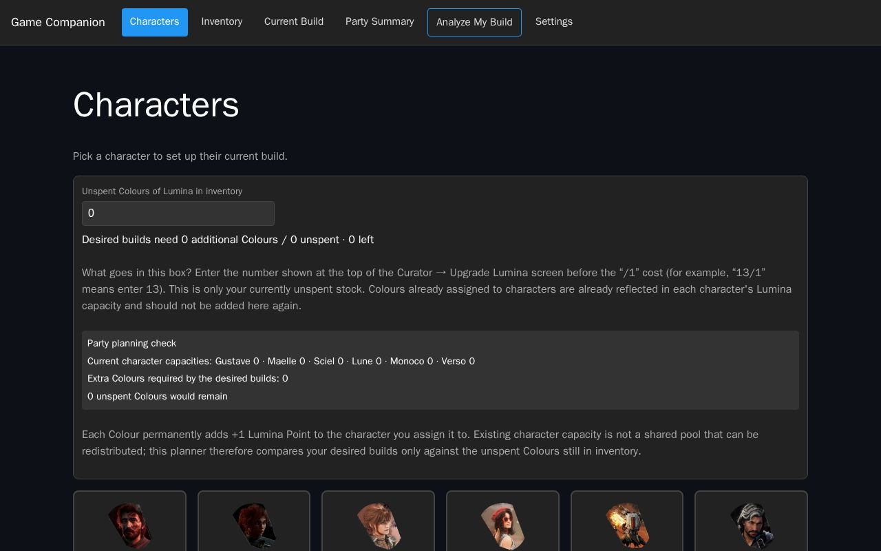 Preview of Game Companion