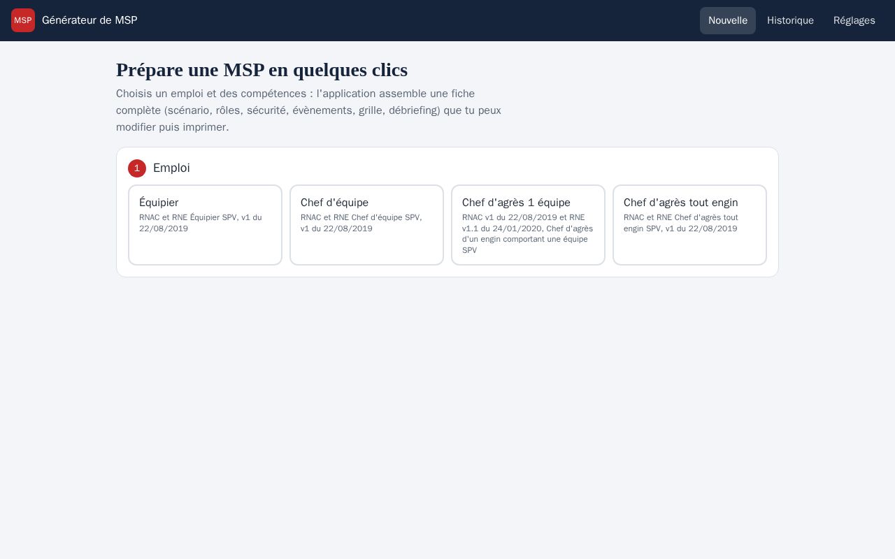 Preview of Generateur Msp