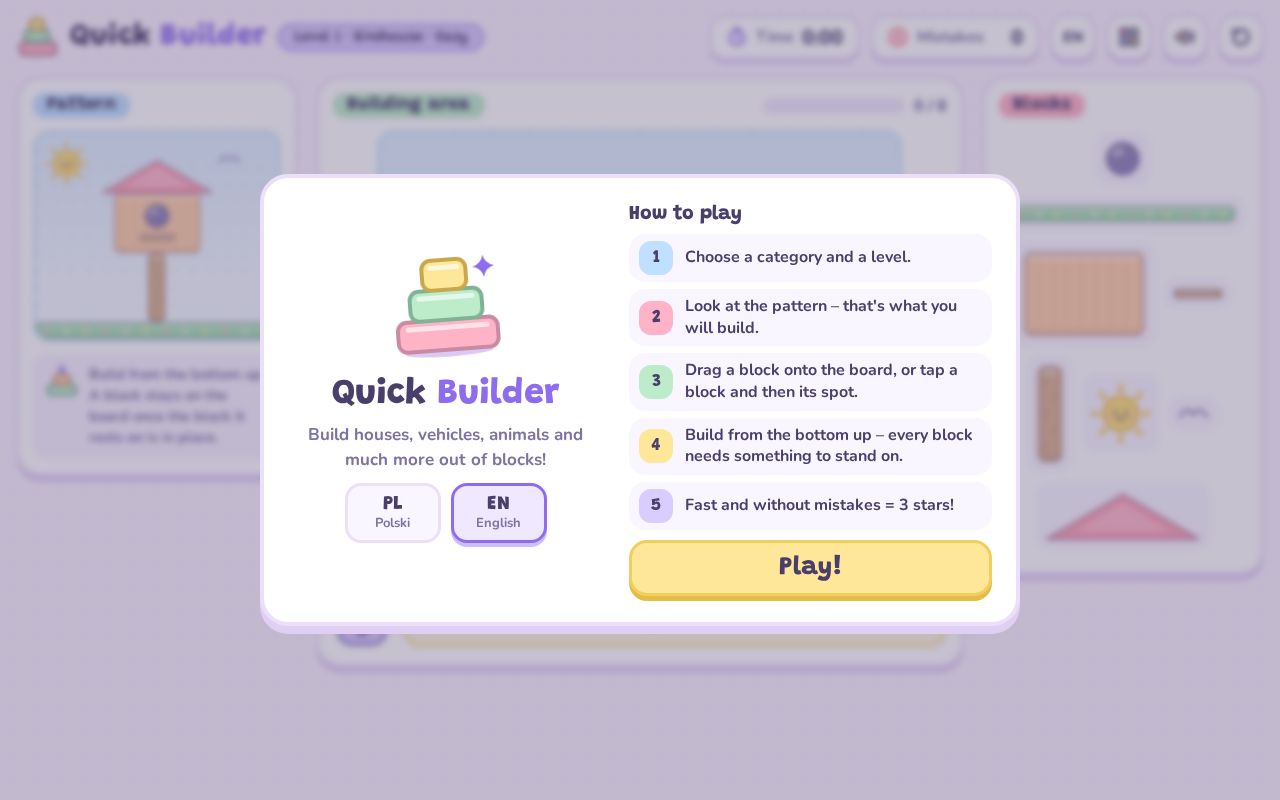 Preview of Quick Builder