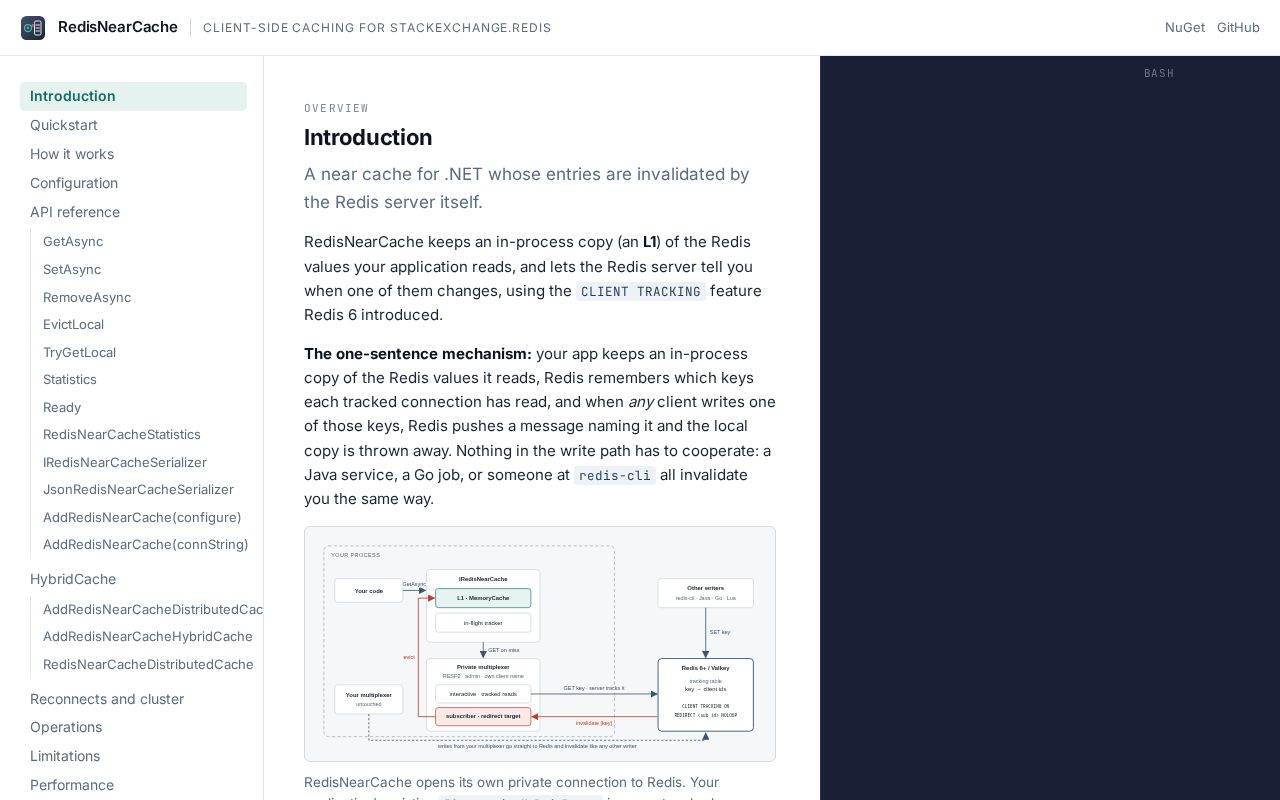 Preview of Redis Near Cache