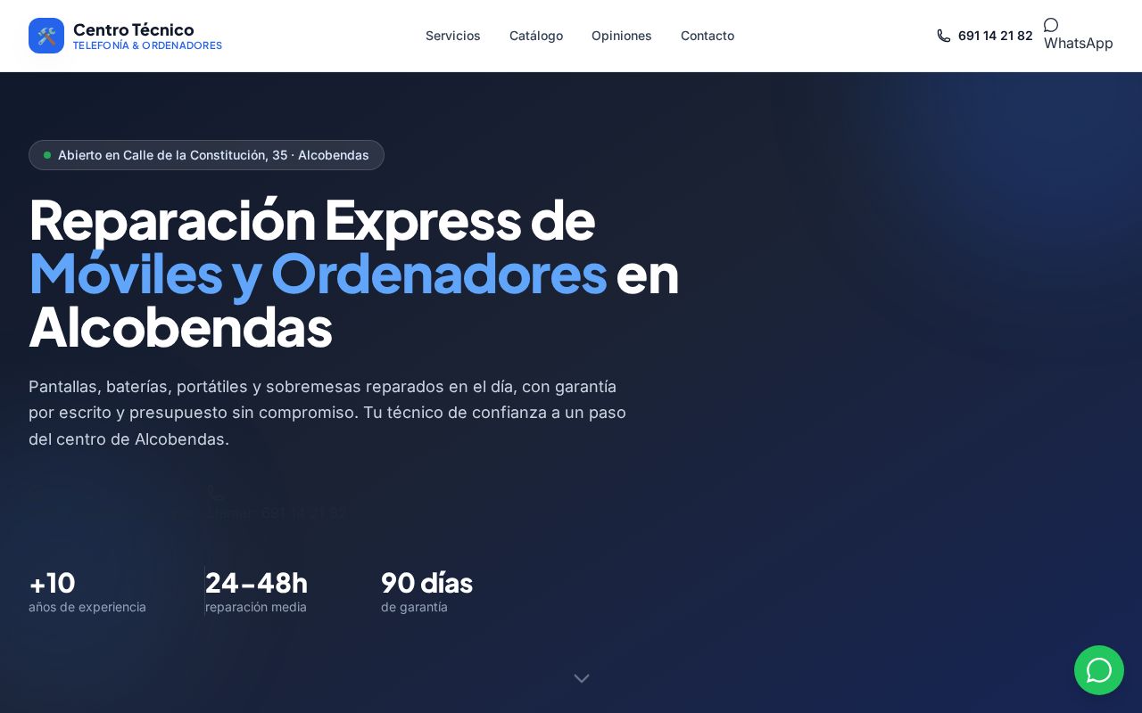 Preview of Pagina Web Alcobendas
