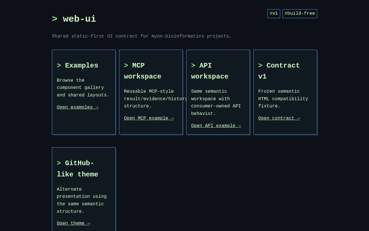 Preview of Web Ui