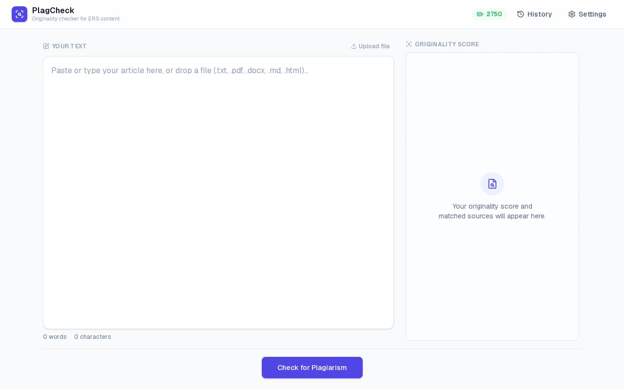 Preview of Plagiarismchecker