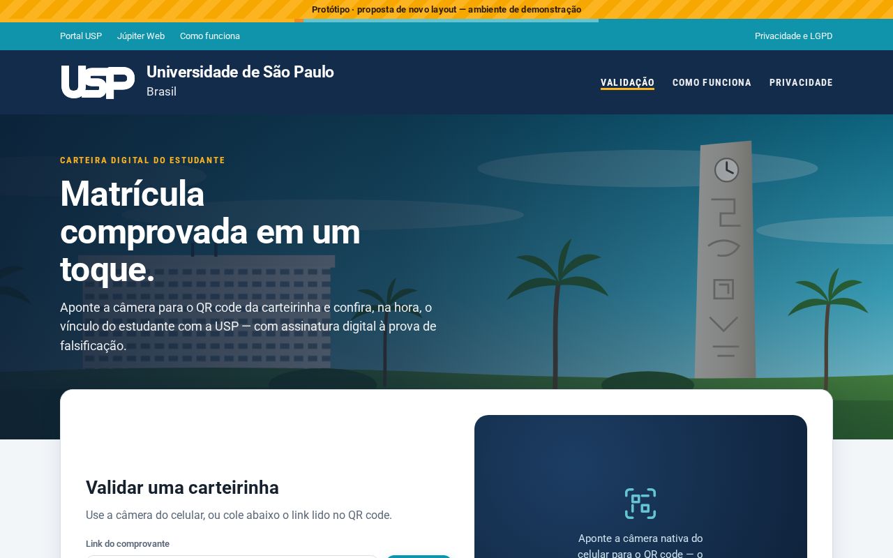 Preview of Usp Carteira Digital