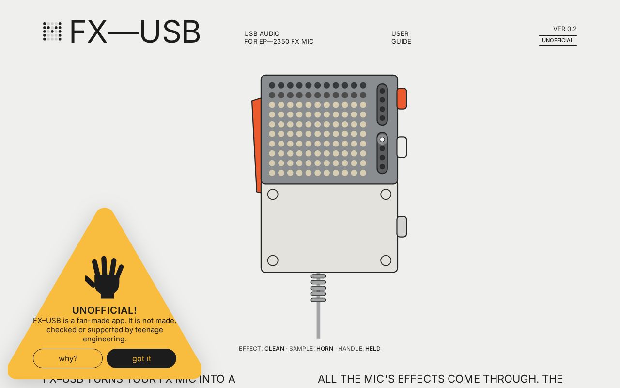 Preview of FX–USB
