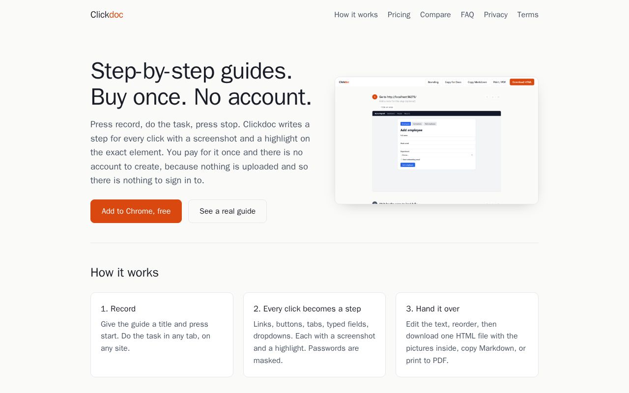 Preview of Clickdoc Github Io
