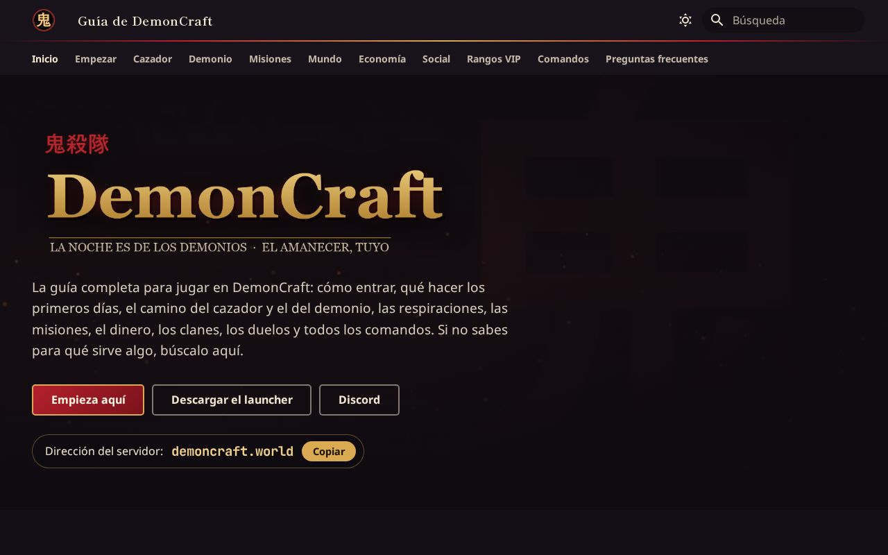Preview of Demoncraft Guia