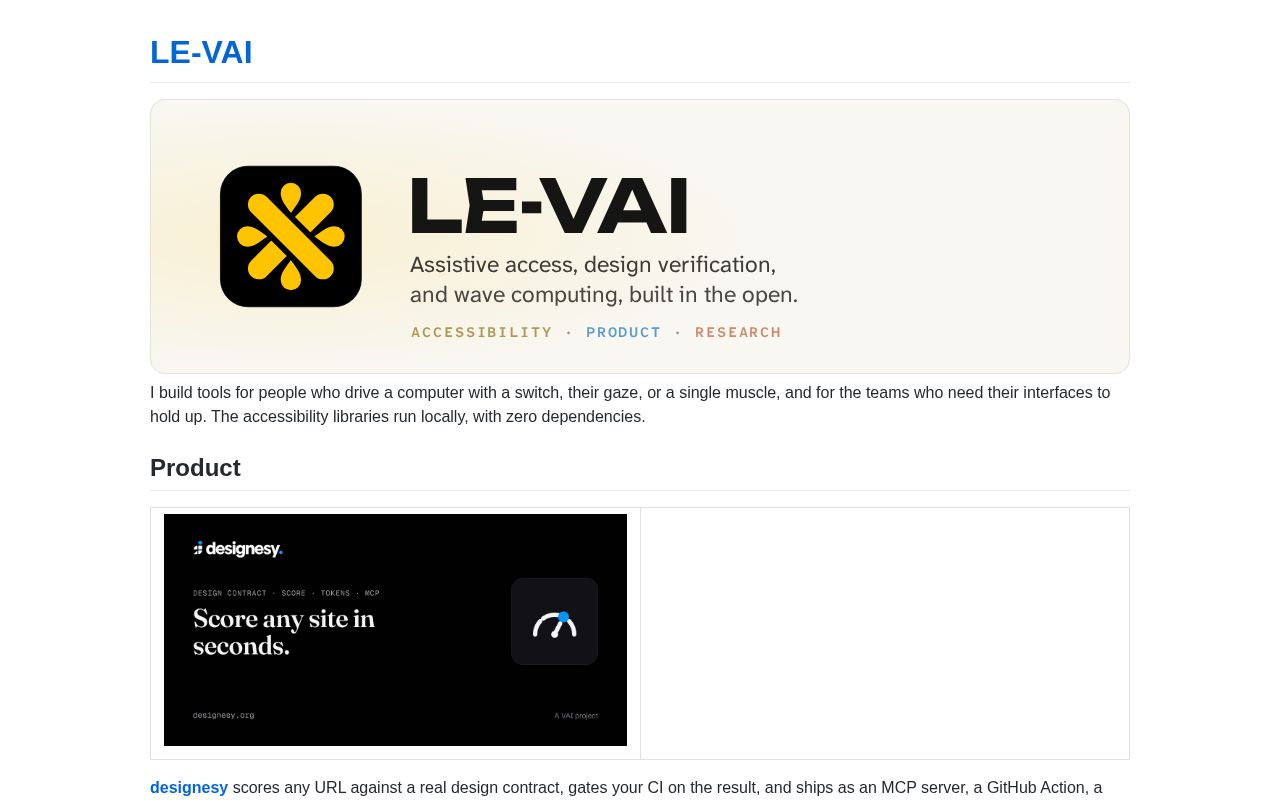Preview of LE-VAI