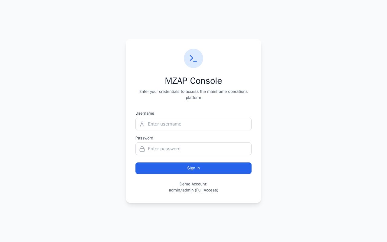 Preview of MZAP – Mainframe Zero-Agent Ops Platform