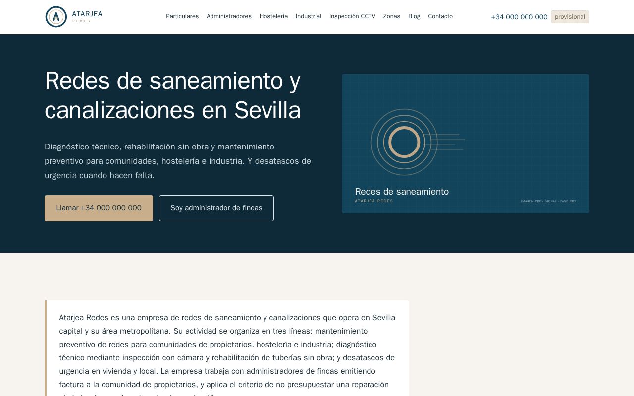 Preview of Redes de saneamiento y canalizaciones en Sevilla
