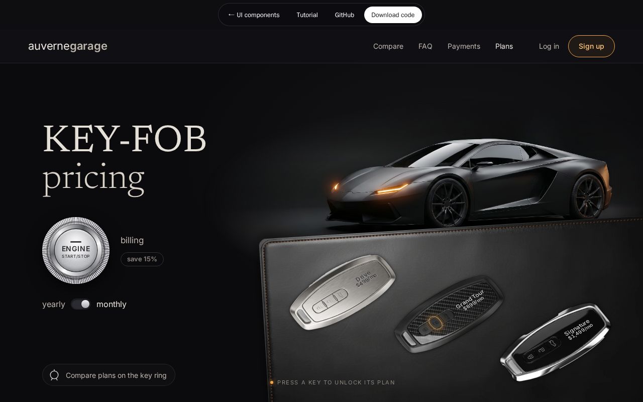 Preview of Domvybe Keyfob Pricing