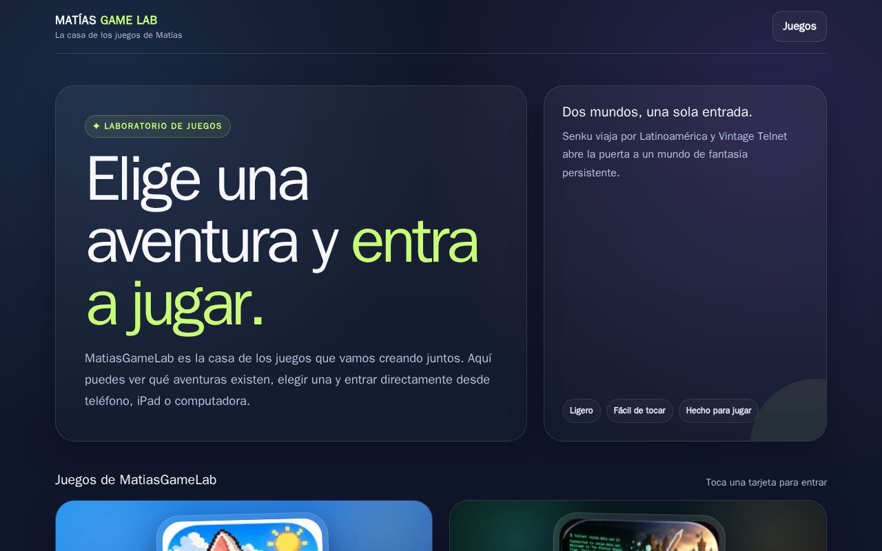Preview of MatiasGameLab