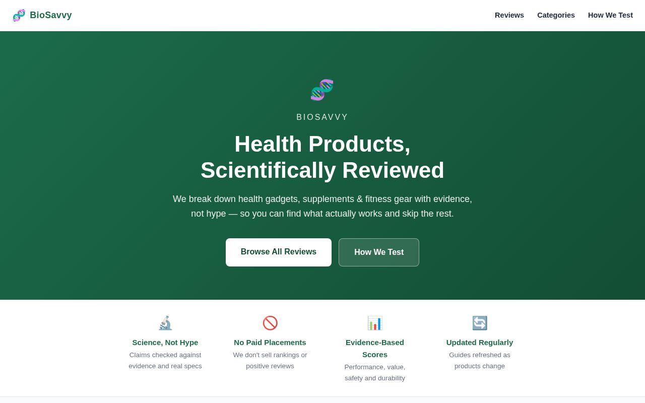 Preview of Biosavvy Github Io