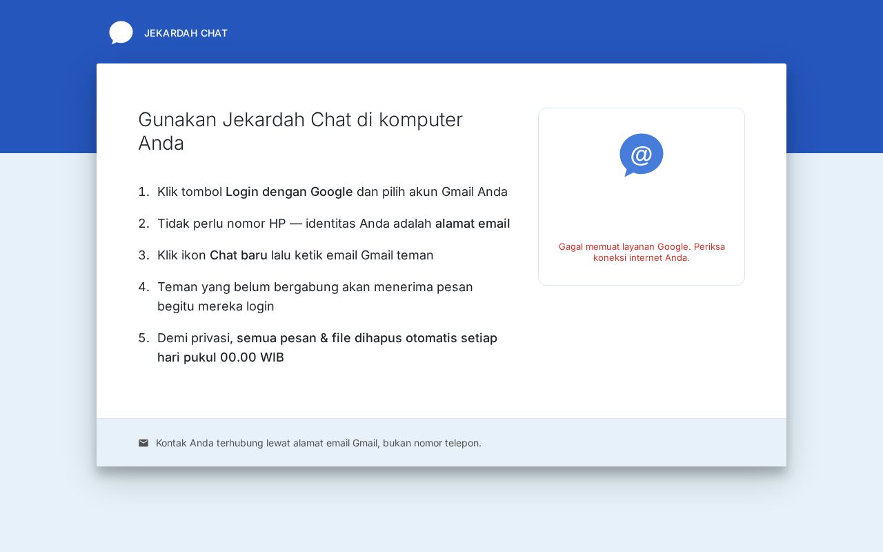 Preview of Jekardah Chat Desktop