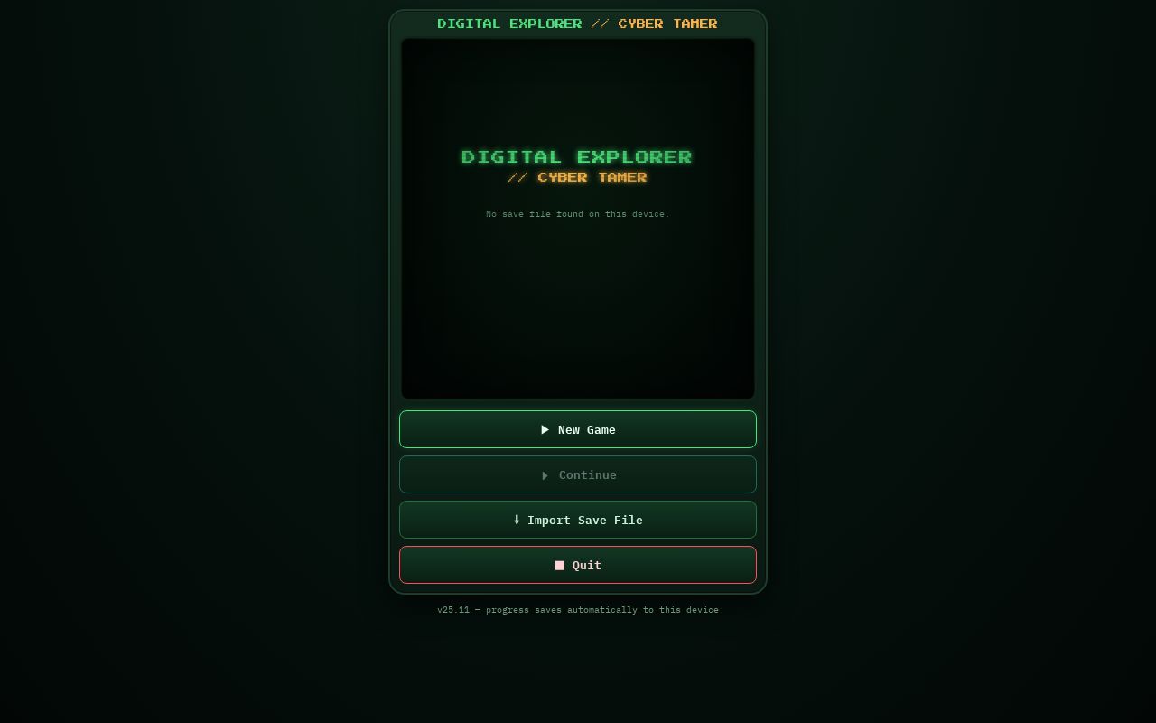 Preview of Cyber Tamer