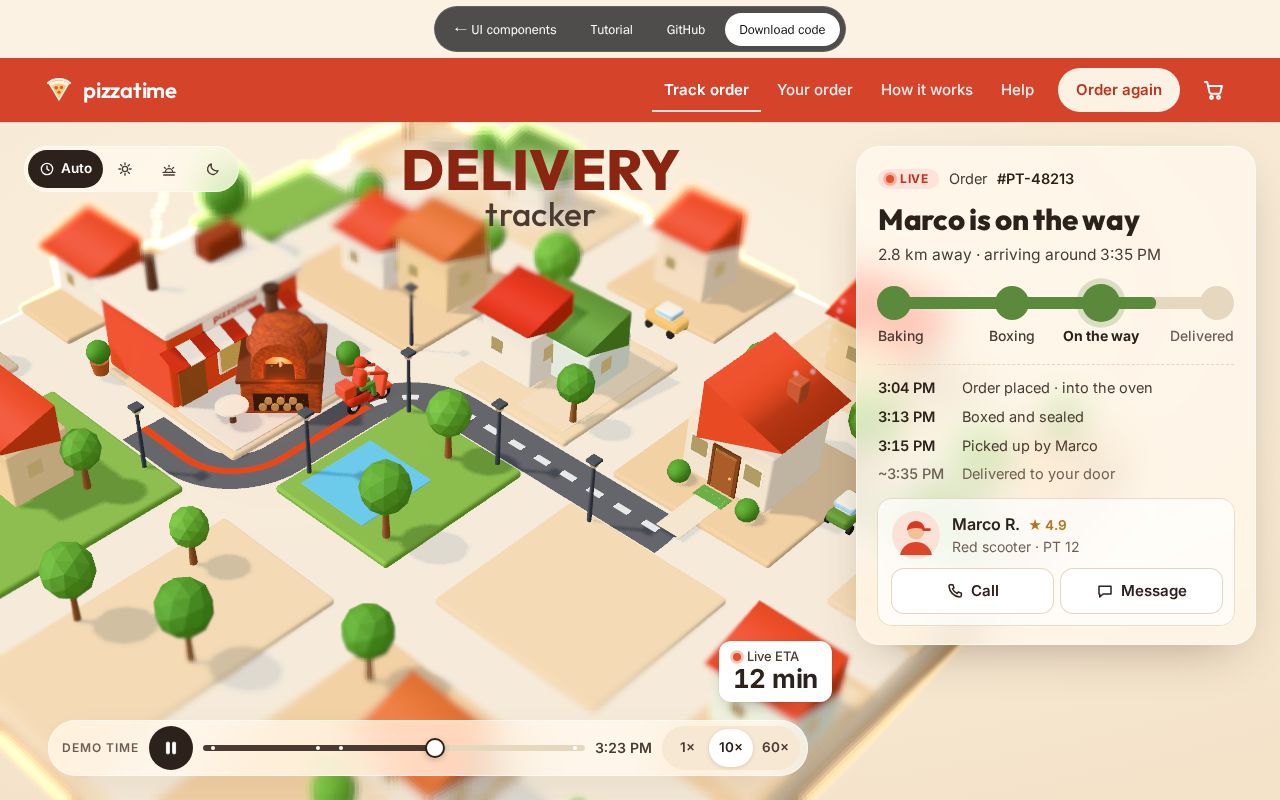 Preview of Domvybe Delivery Tracker
