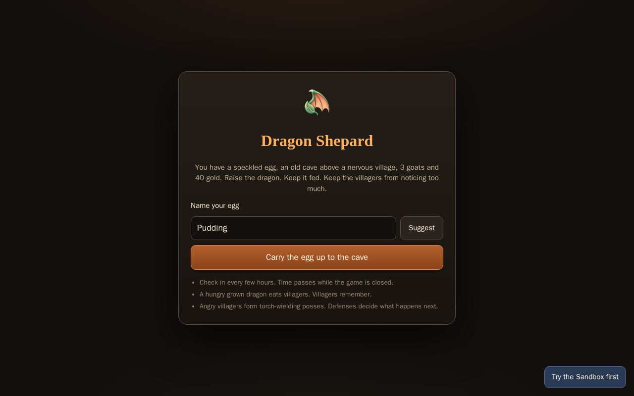 Preview of Dragon Shepard Play