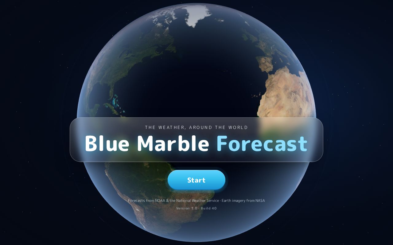 Preview of Blue Marble Forecast