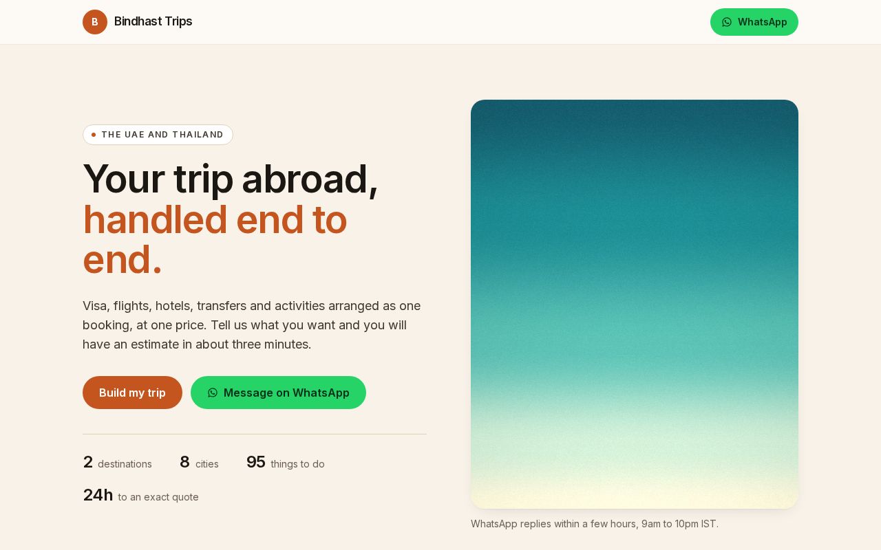 Preview of Bindhasttrips Github Io