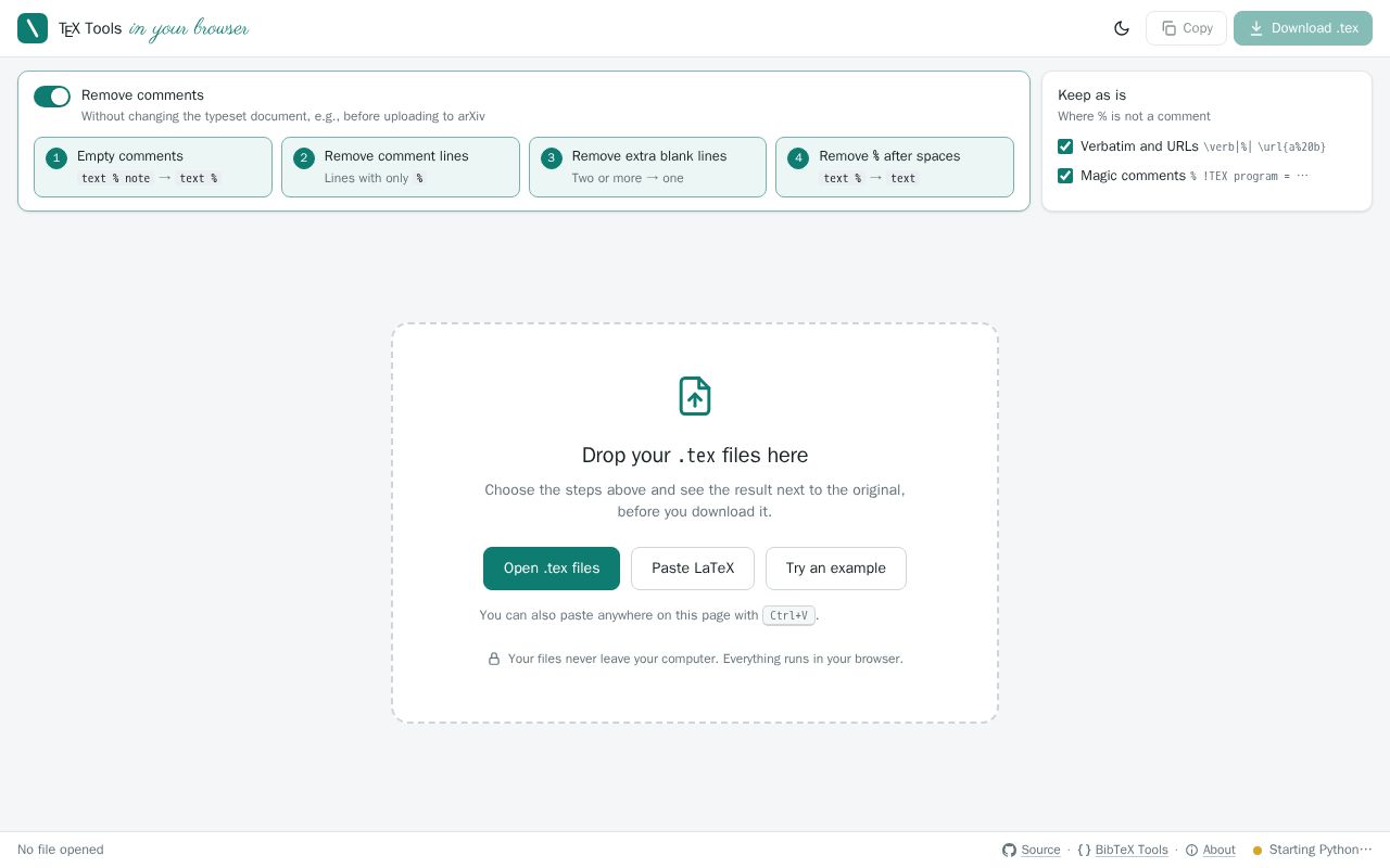 Preview of Tex Tools