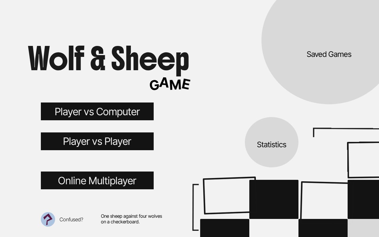 Preview of Wolf And Sheep Game Main