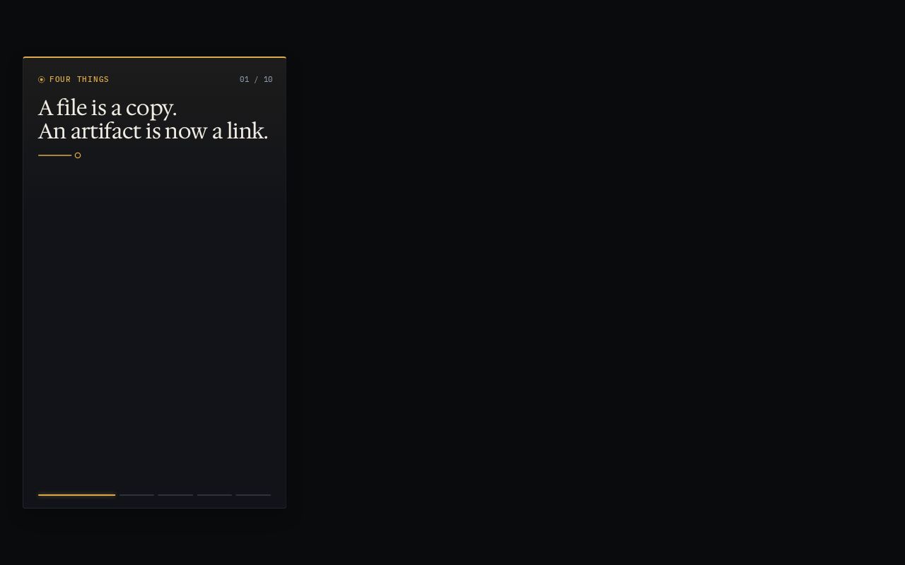 Preview of Claude Artifacts Arent Files Anymore