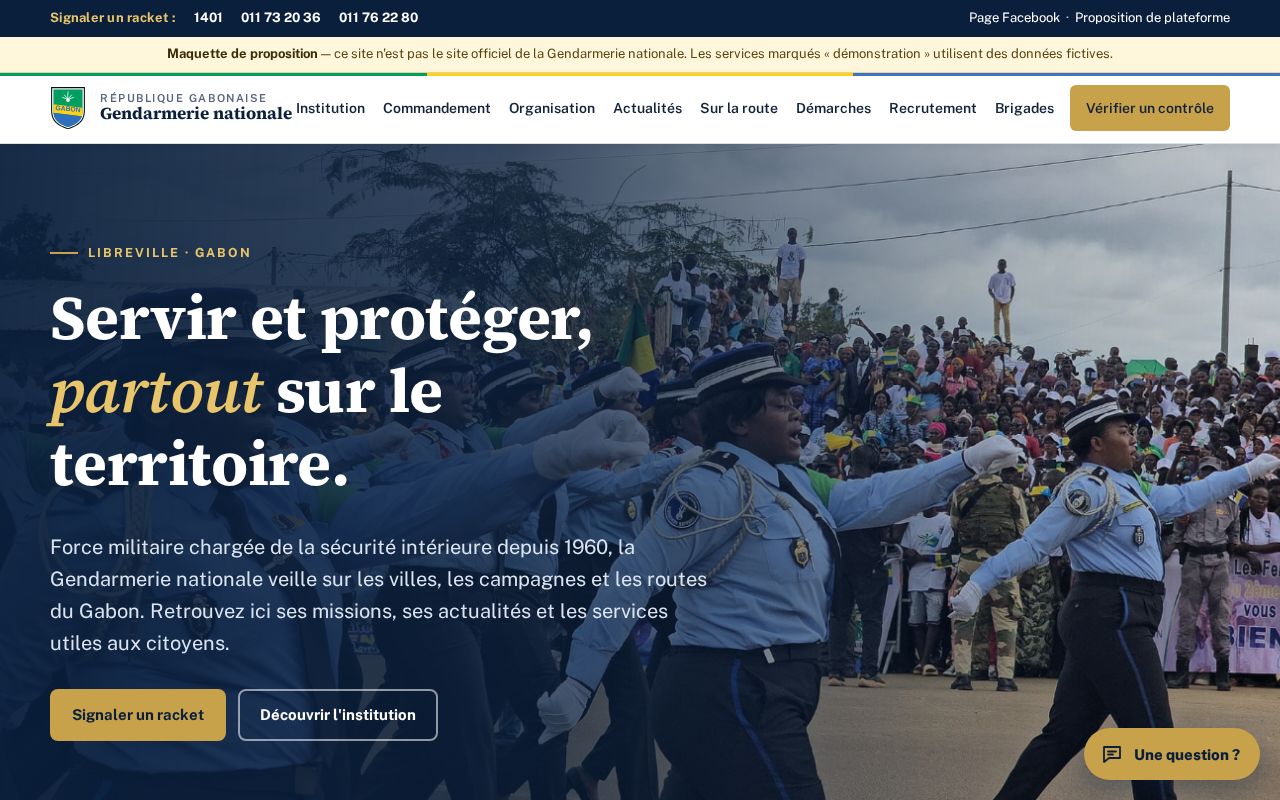 Preview of Gendarmerie nationale gabonaise