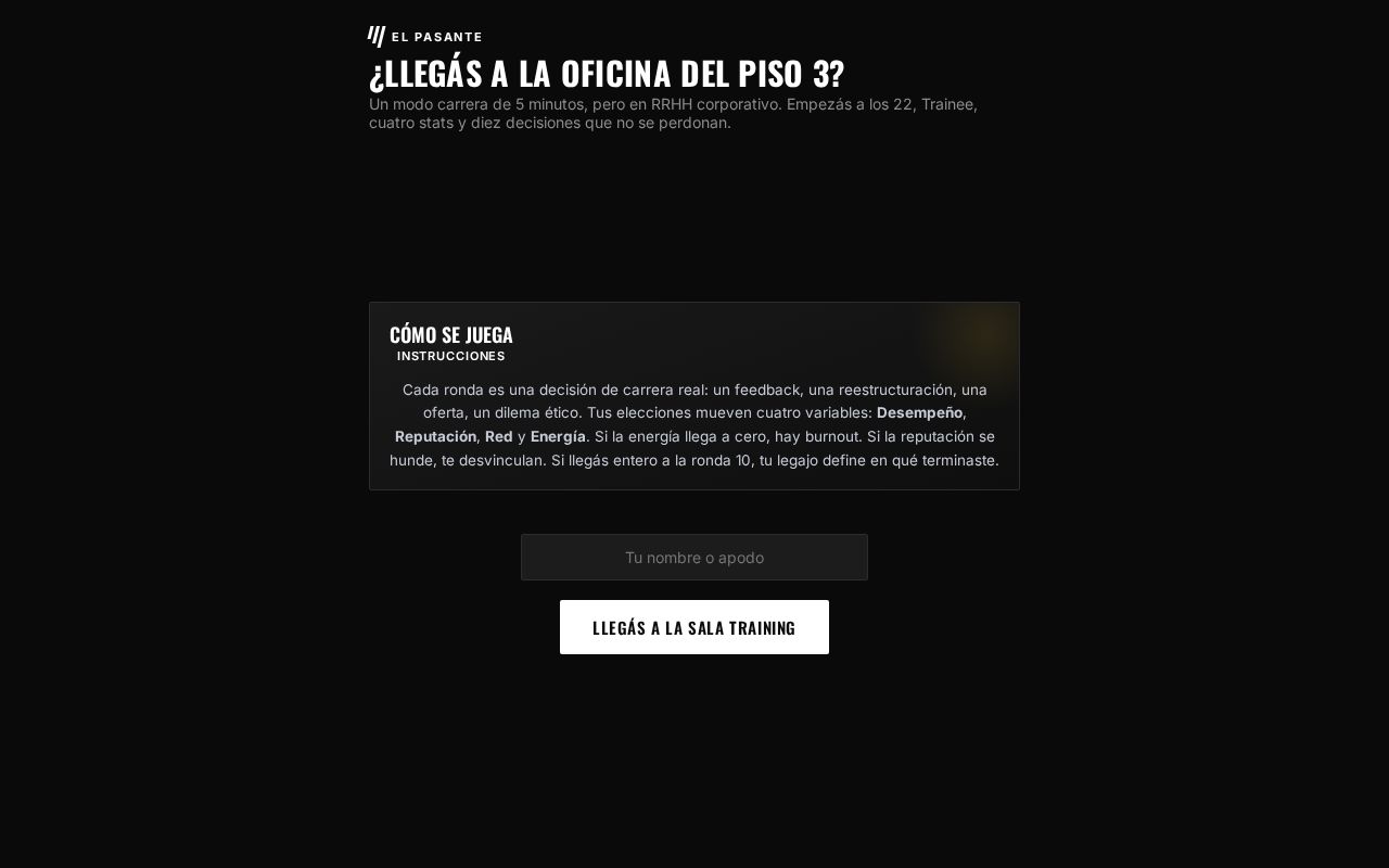 Preview of El Pasante