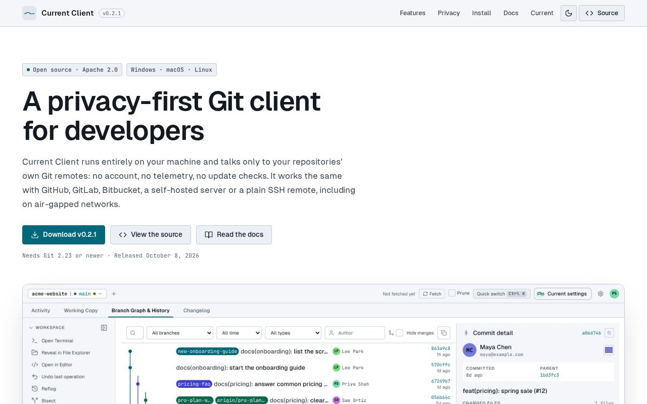 Preview of Current Client