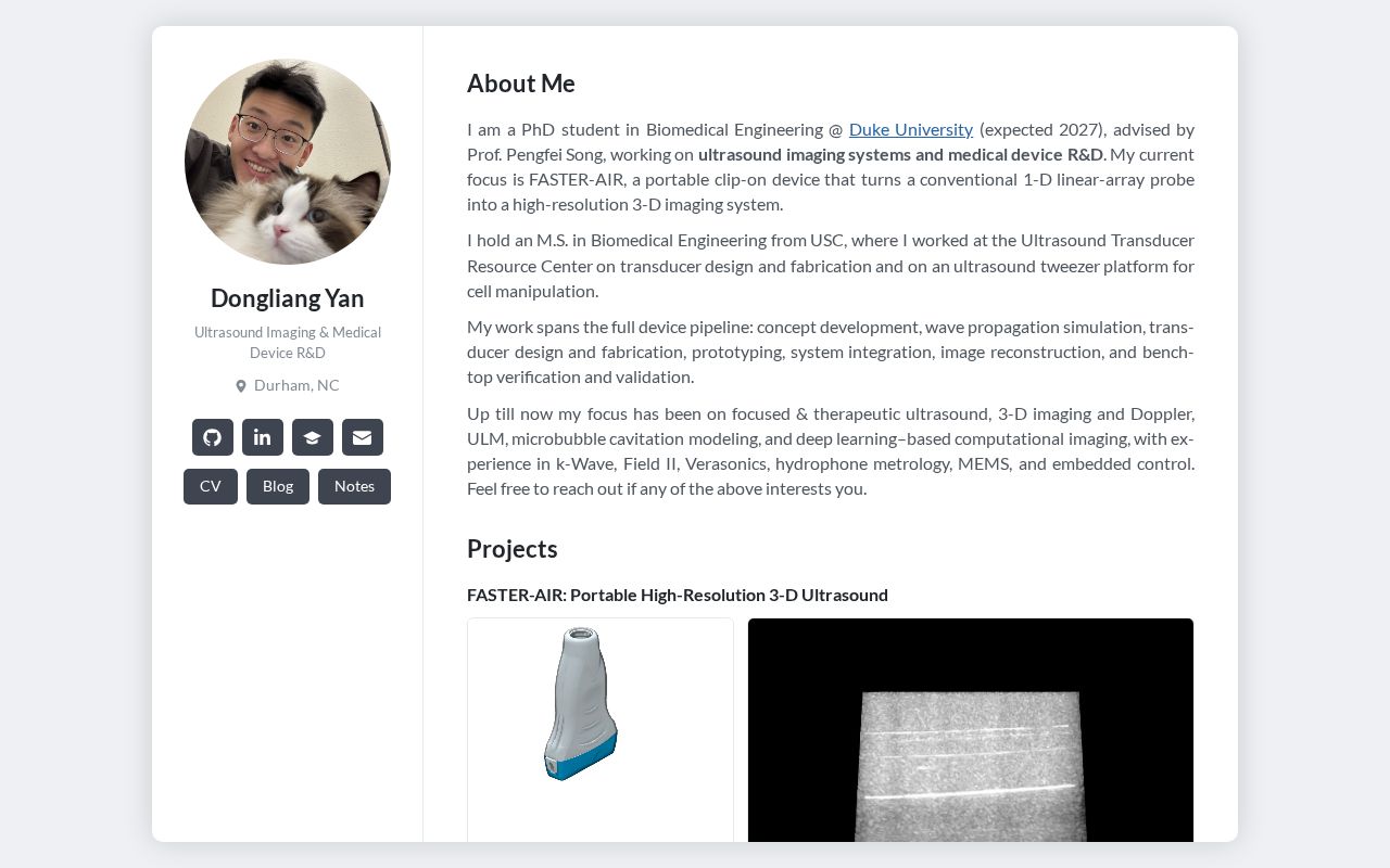 Preview of Dongliang Yan Github Io