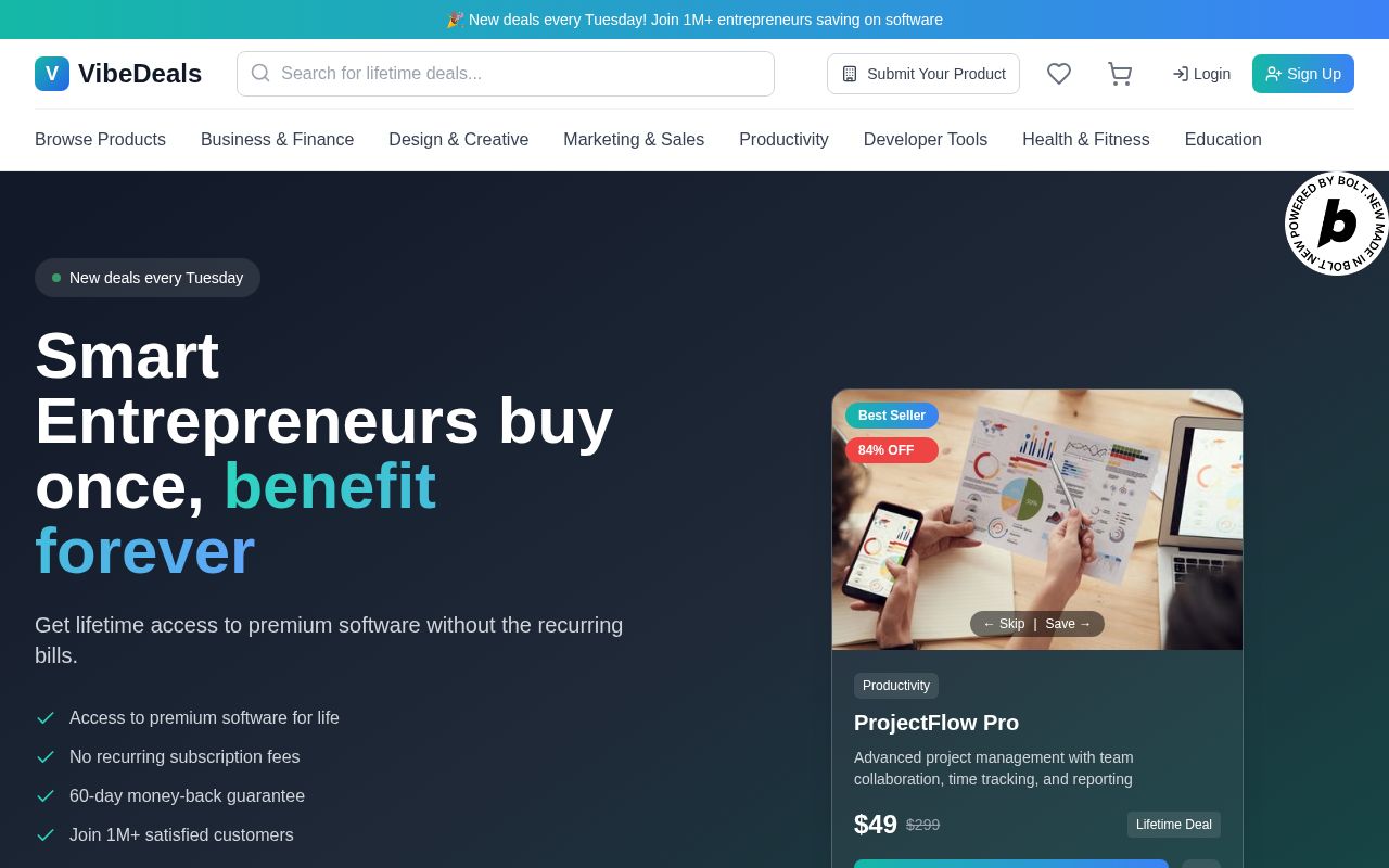 Preview of VibeDeals