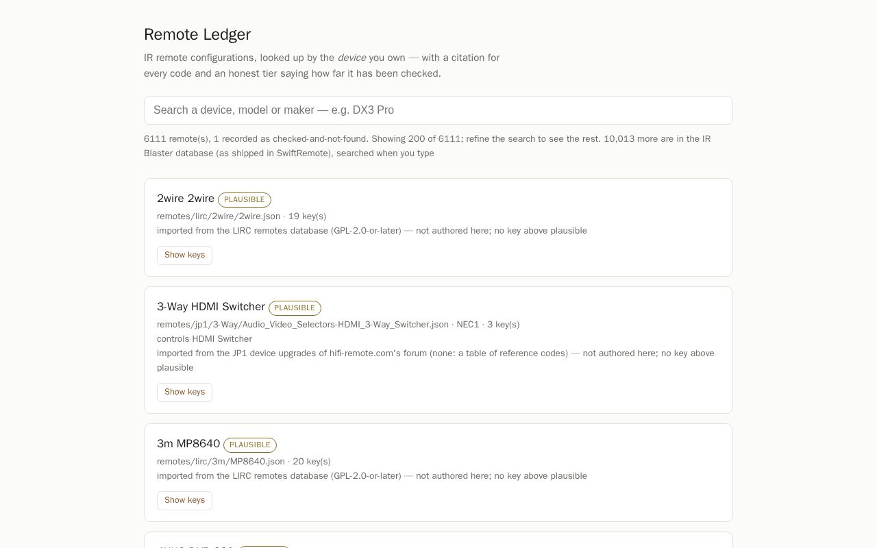 Preview of Remote Ledger Github Io