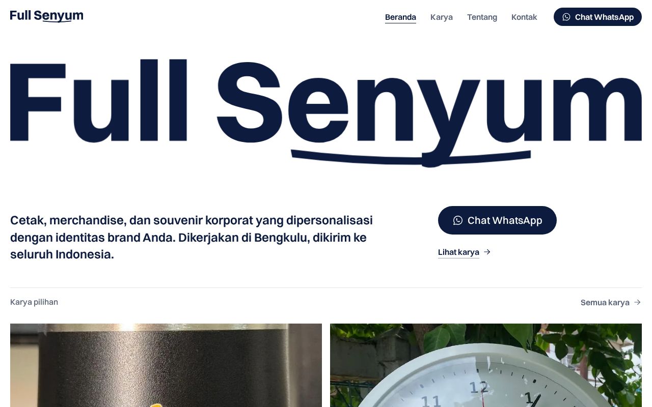 Preview of Full Senyum Github Io