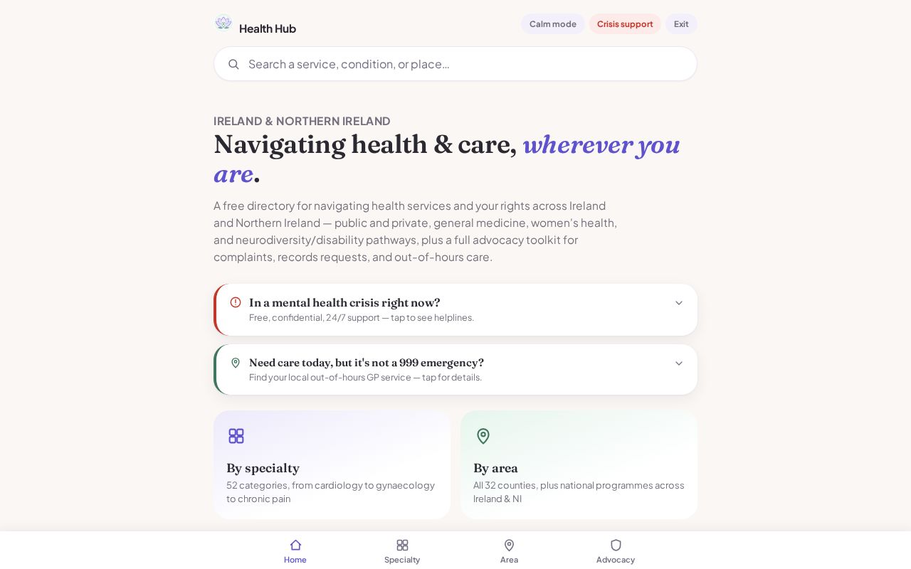 Preview of Health Hub