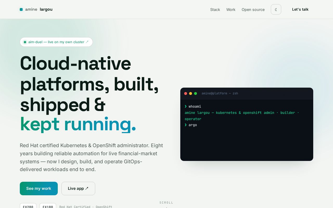 Preview of Aminelg Site