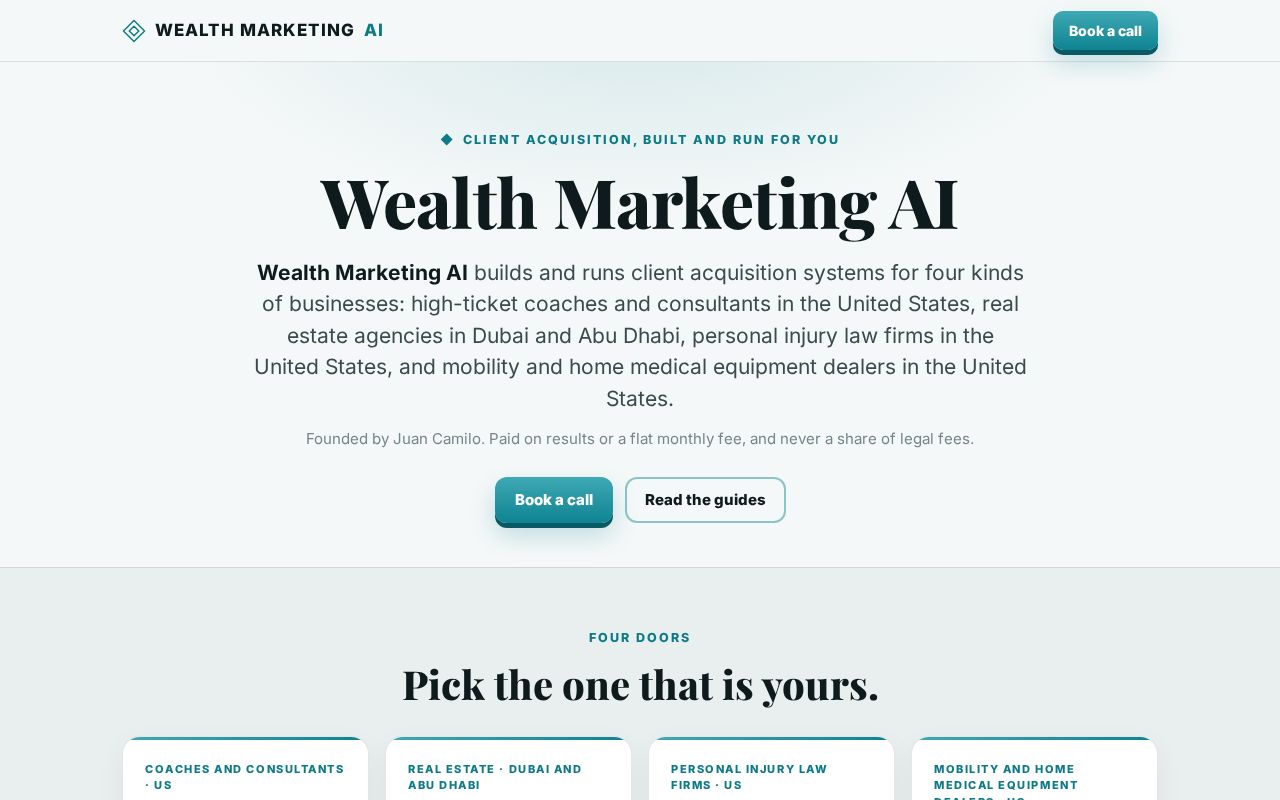 Preview of Wealthmarketing Ai
