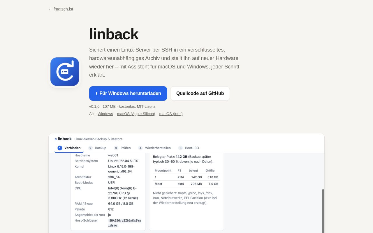 Preview of Linback