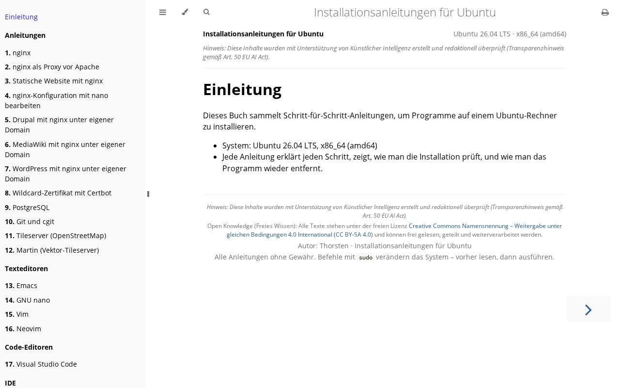 Preview of Installieren