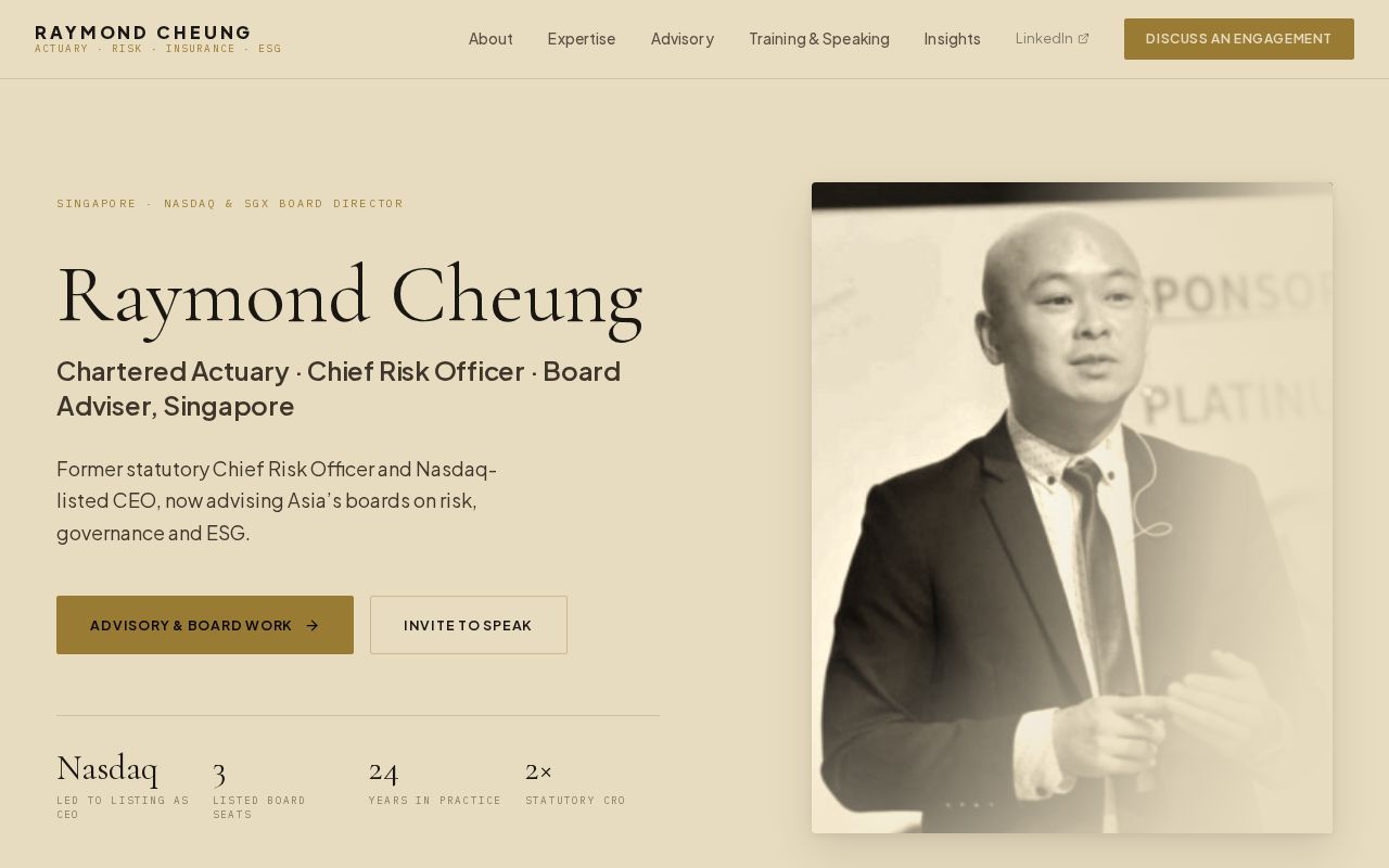 Preview of Raymond Cheung Site