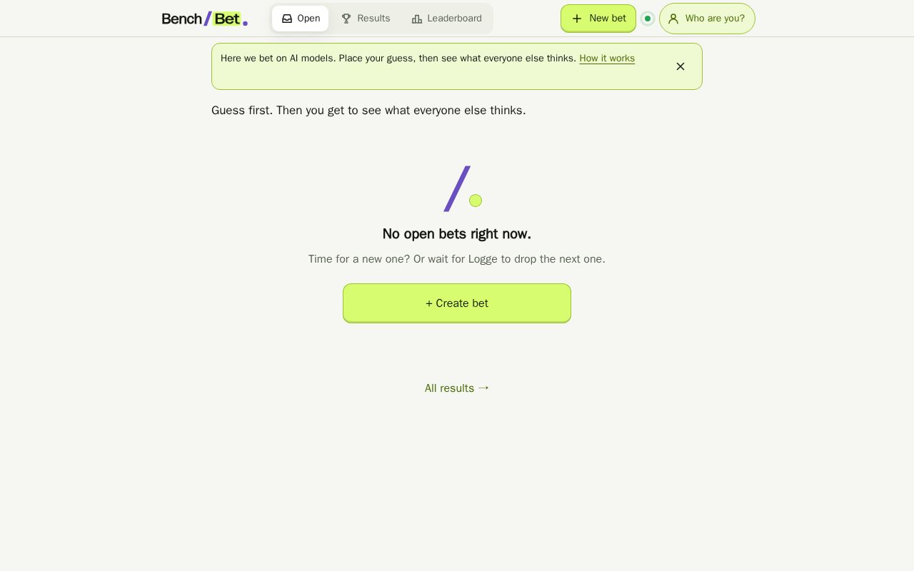 Preview of BenchBet