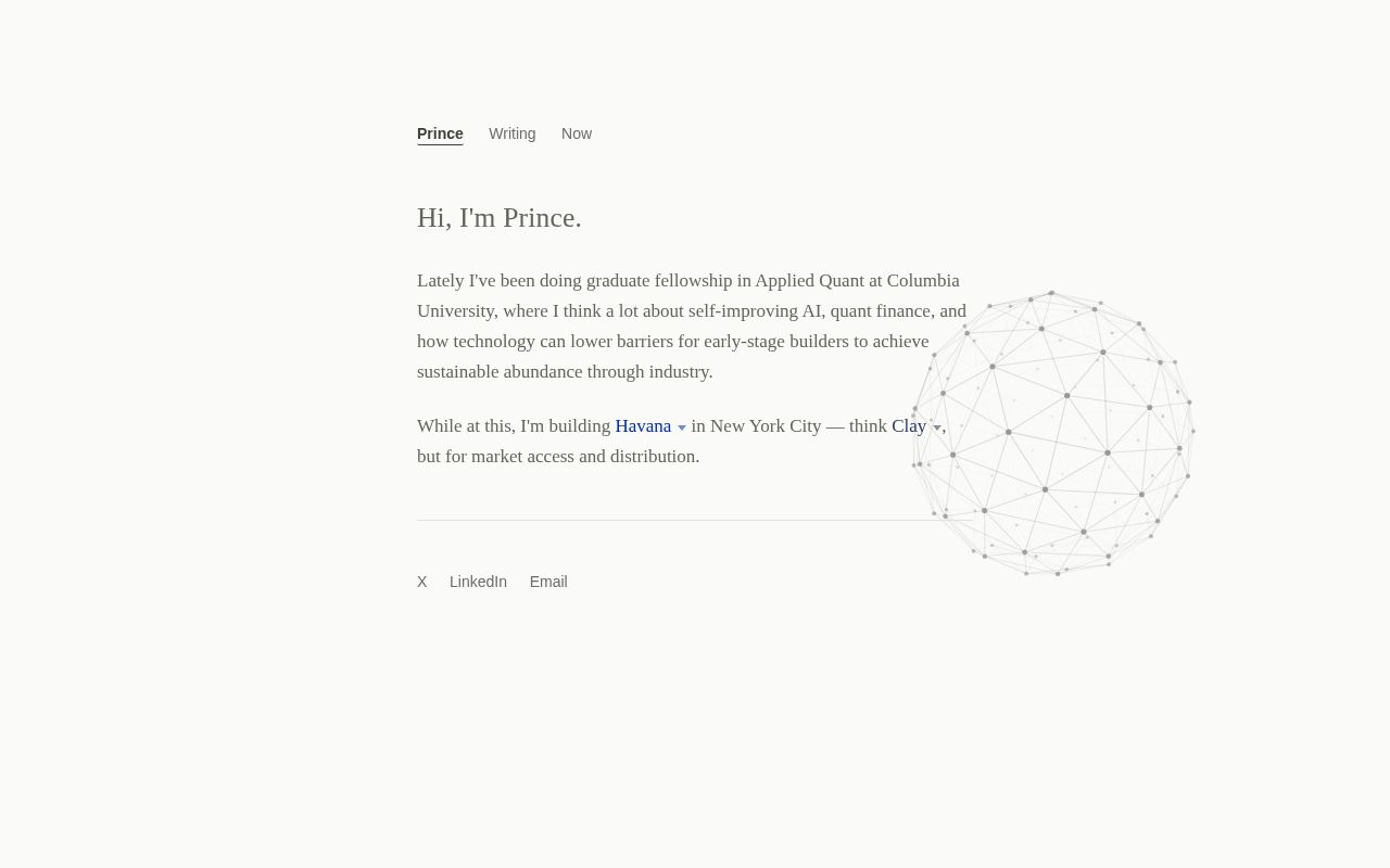 Preview of Personal website