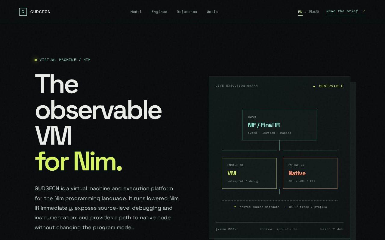 Preview of Laminaria Rust Nim Toolchain