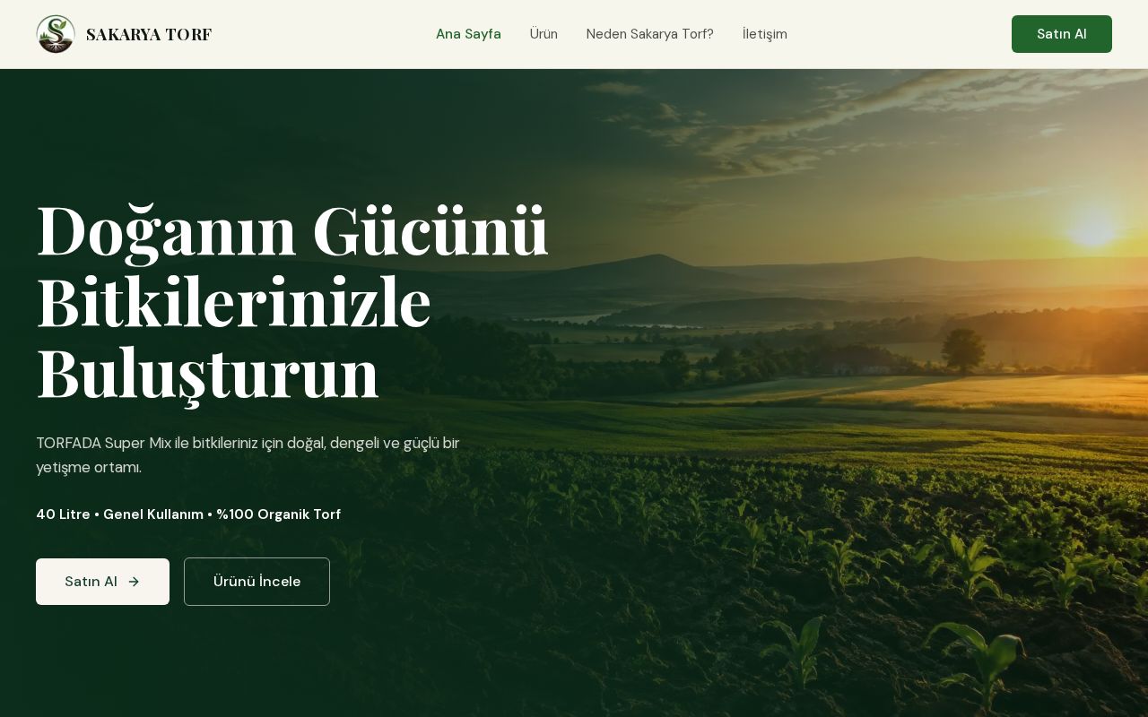 Preview of Sakarya Torf Website