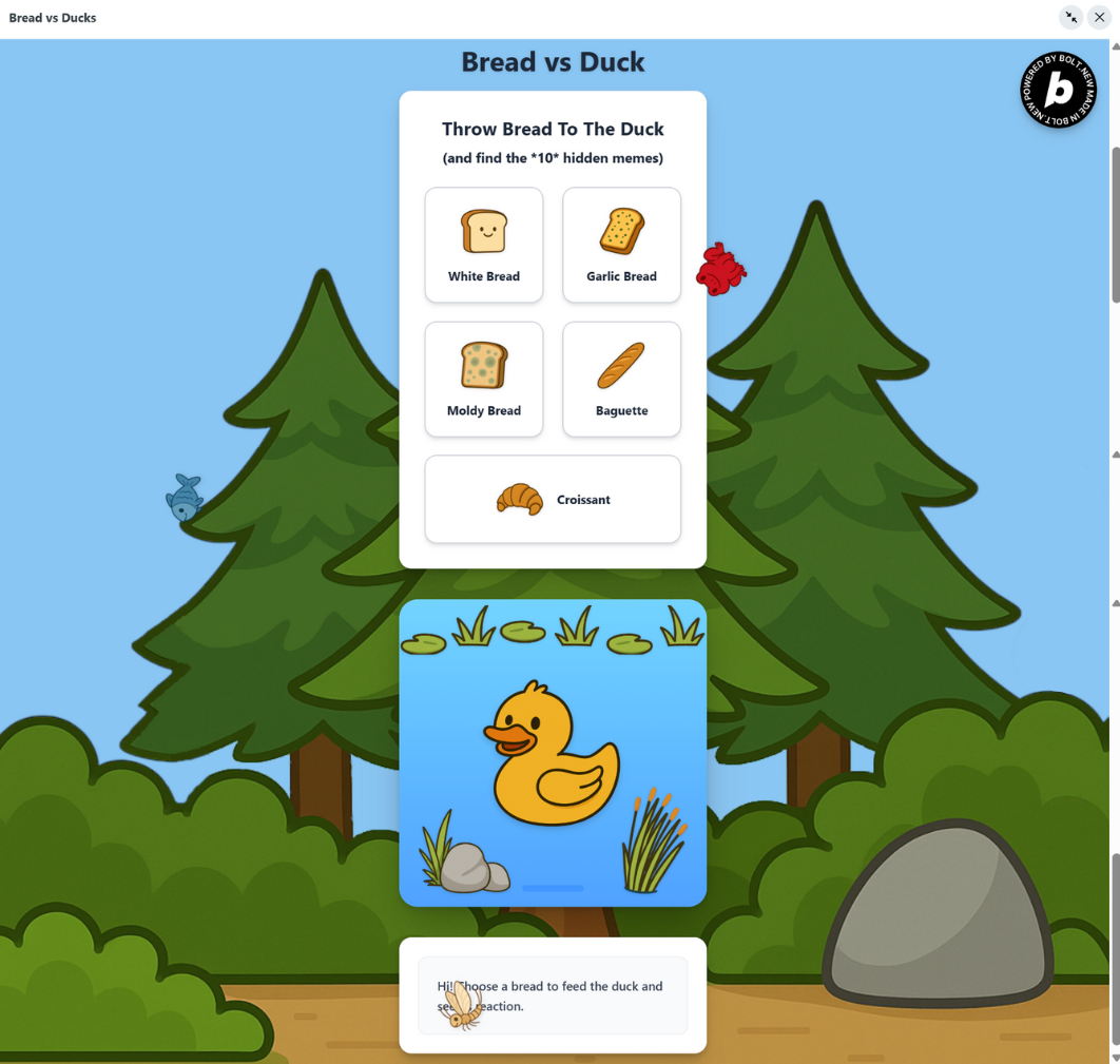 Preview of Bread vs Duck