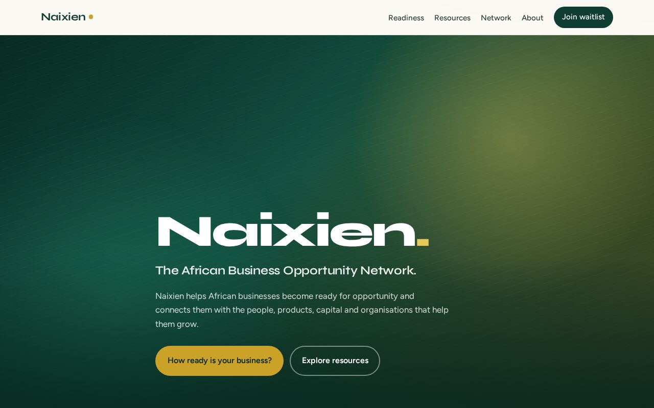 Preview of Website