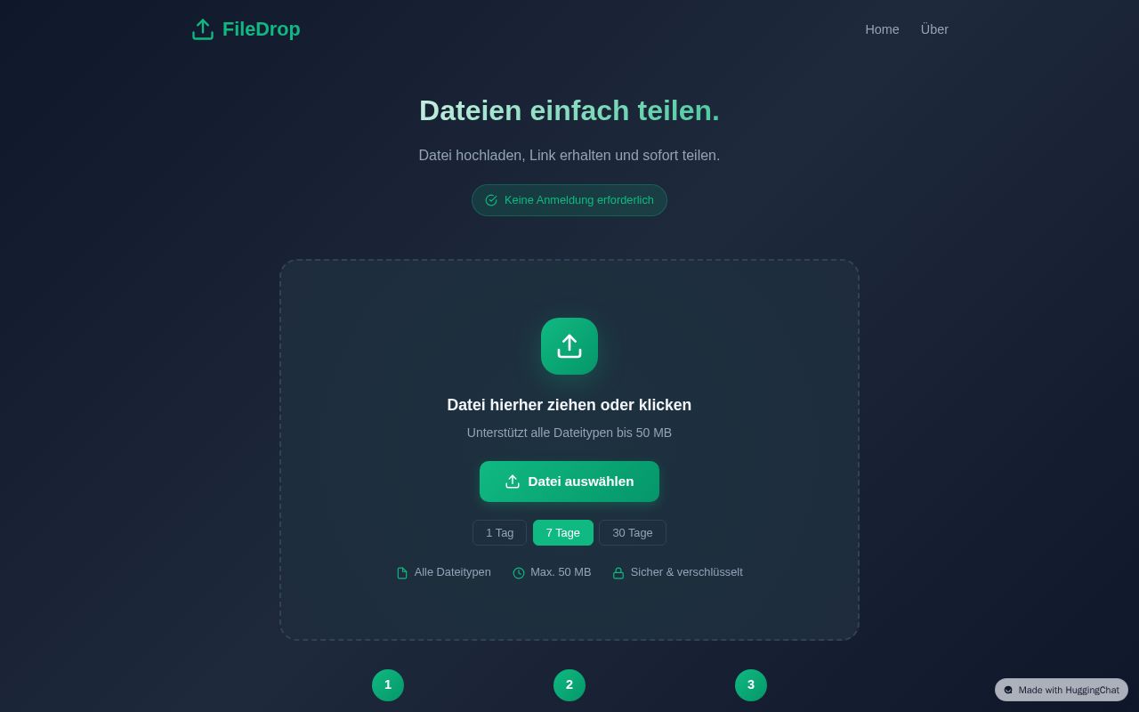 Preview of FileDrop - Google Sites optimiert